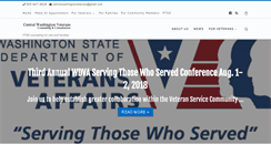 Desktop Screenshot of centralwashingtonveterans.com