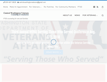 Tablet Screenshot of centralwashingtonveterans.com